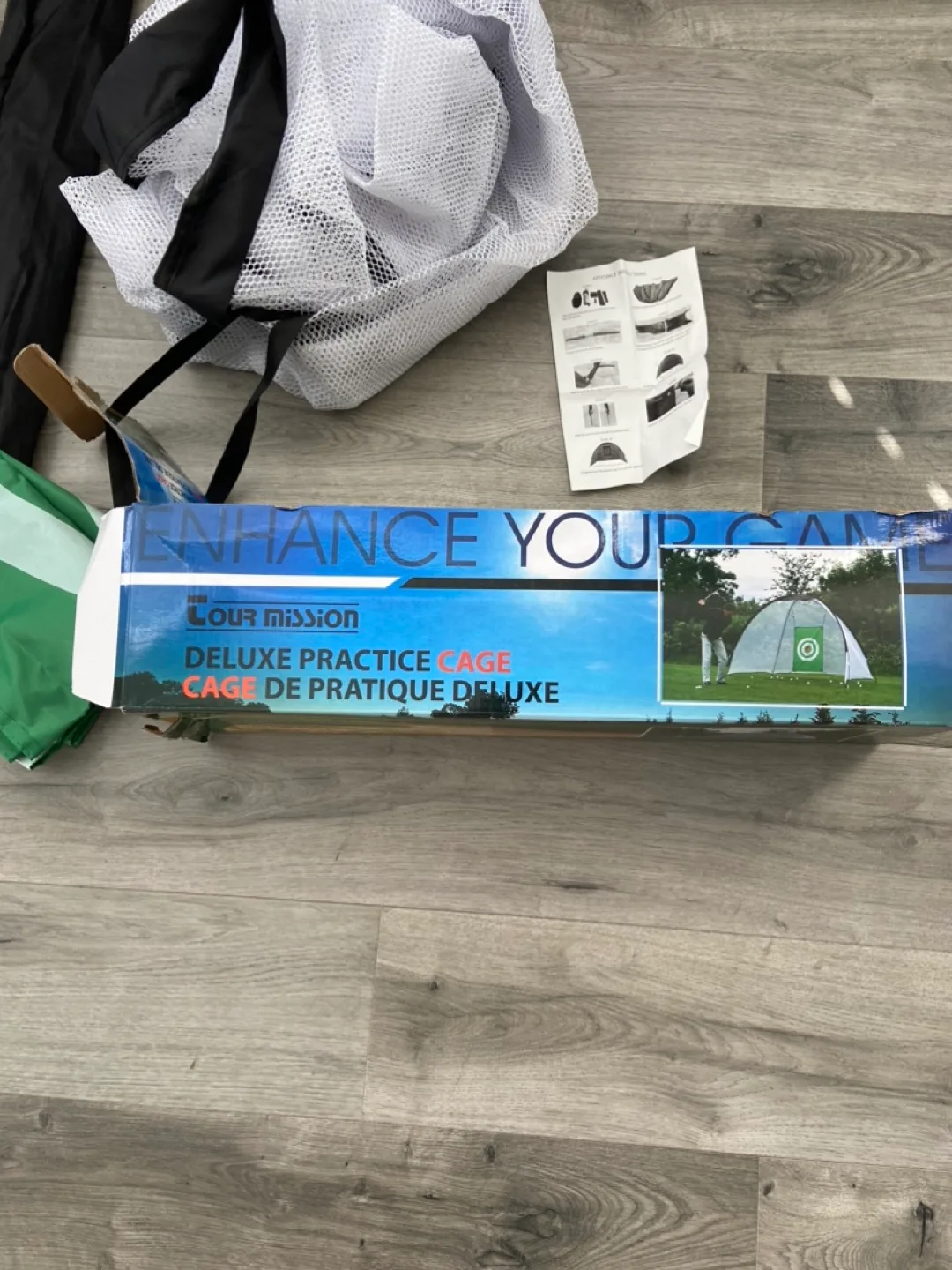 Tour Mission Deluxe Practice Cage - Golf Chipping Net image indicator(3)