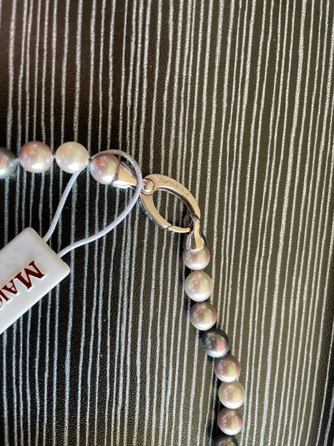 Majorica Pearl Necklace - Multicolor 6-12mm image indicator(2)