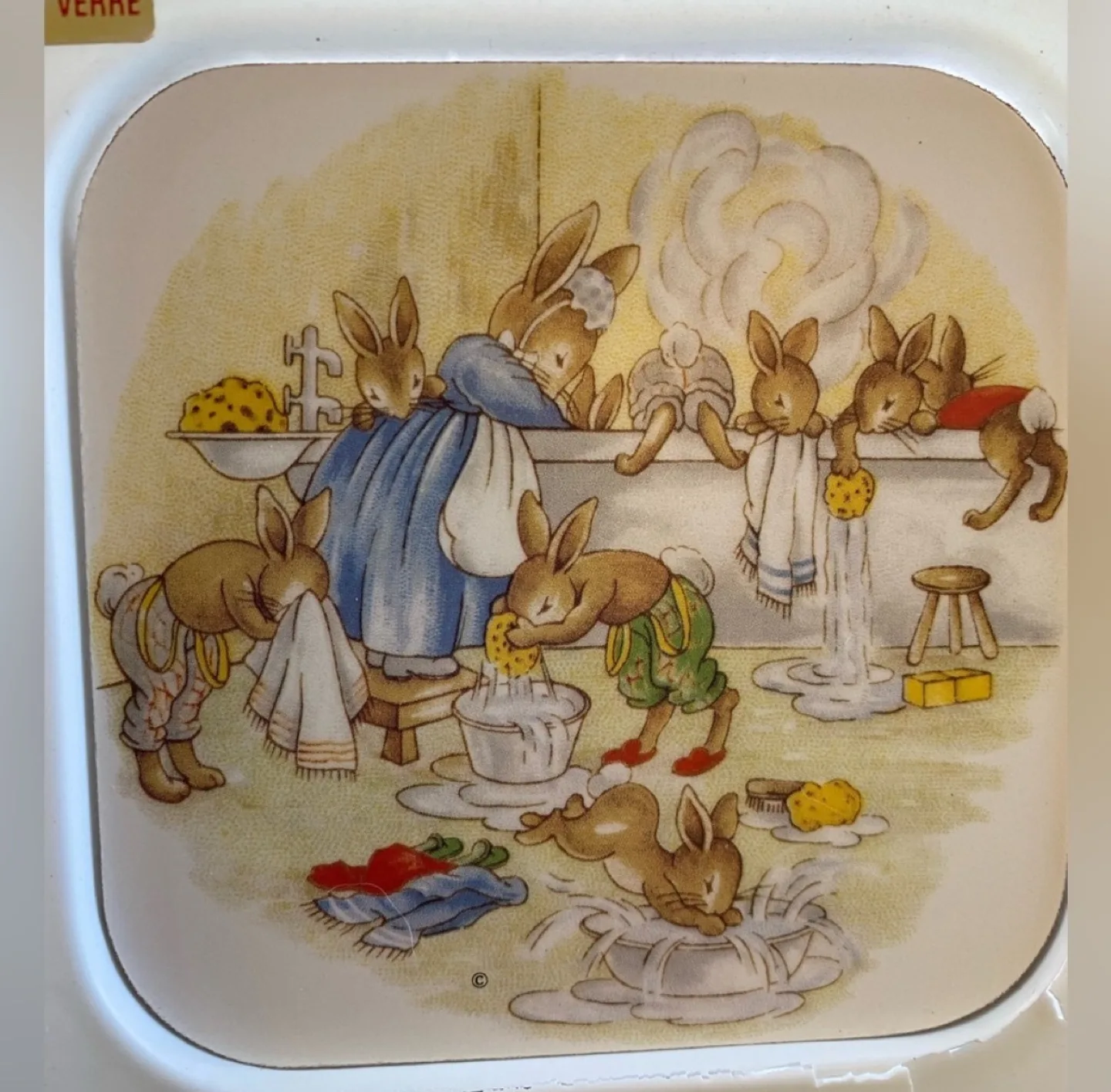 RARE✨VINTAGE! Bunnykins Coaster by Royal Doulton image indicator(4)