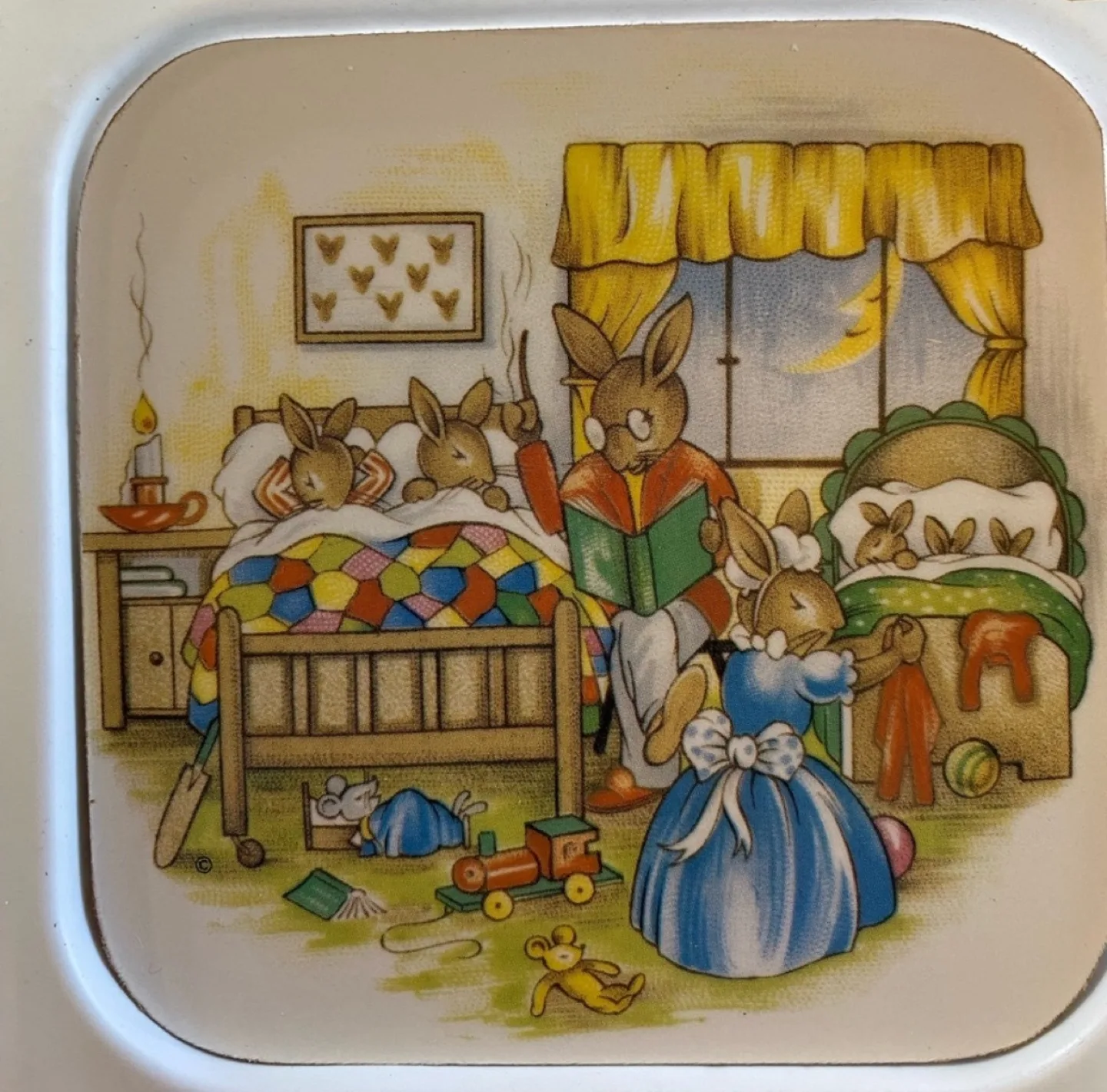 RARE✨VINTAGE! Bunnykins Coaster by Royal Doulton image indicator(5)