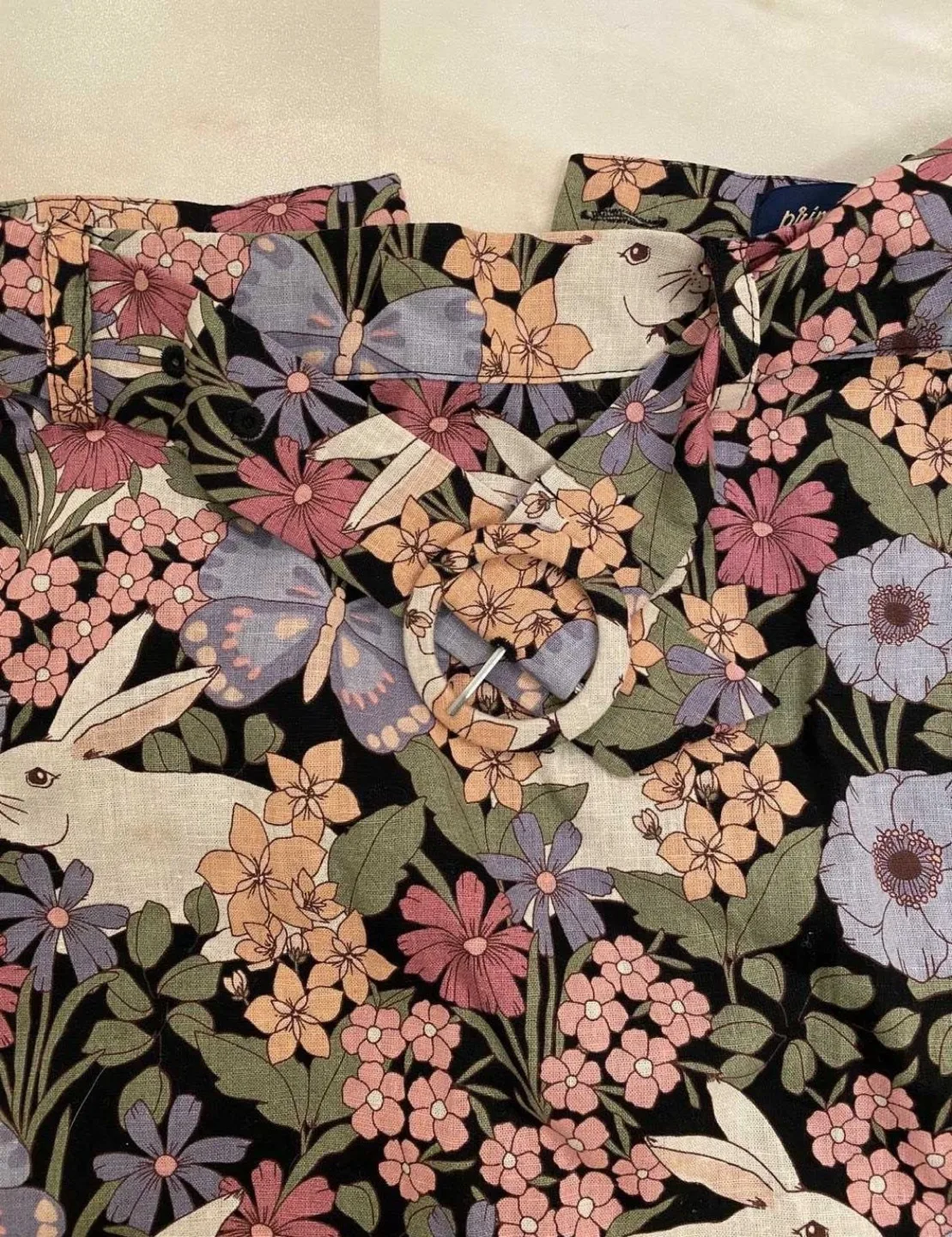 BNWT! PRINCESS HIGHWAY Bounty of Bunnies Garden Rabbit Skirt image indicator(5)