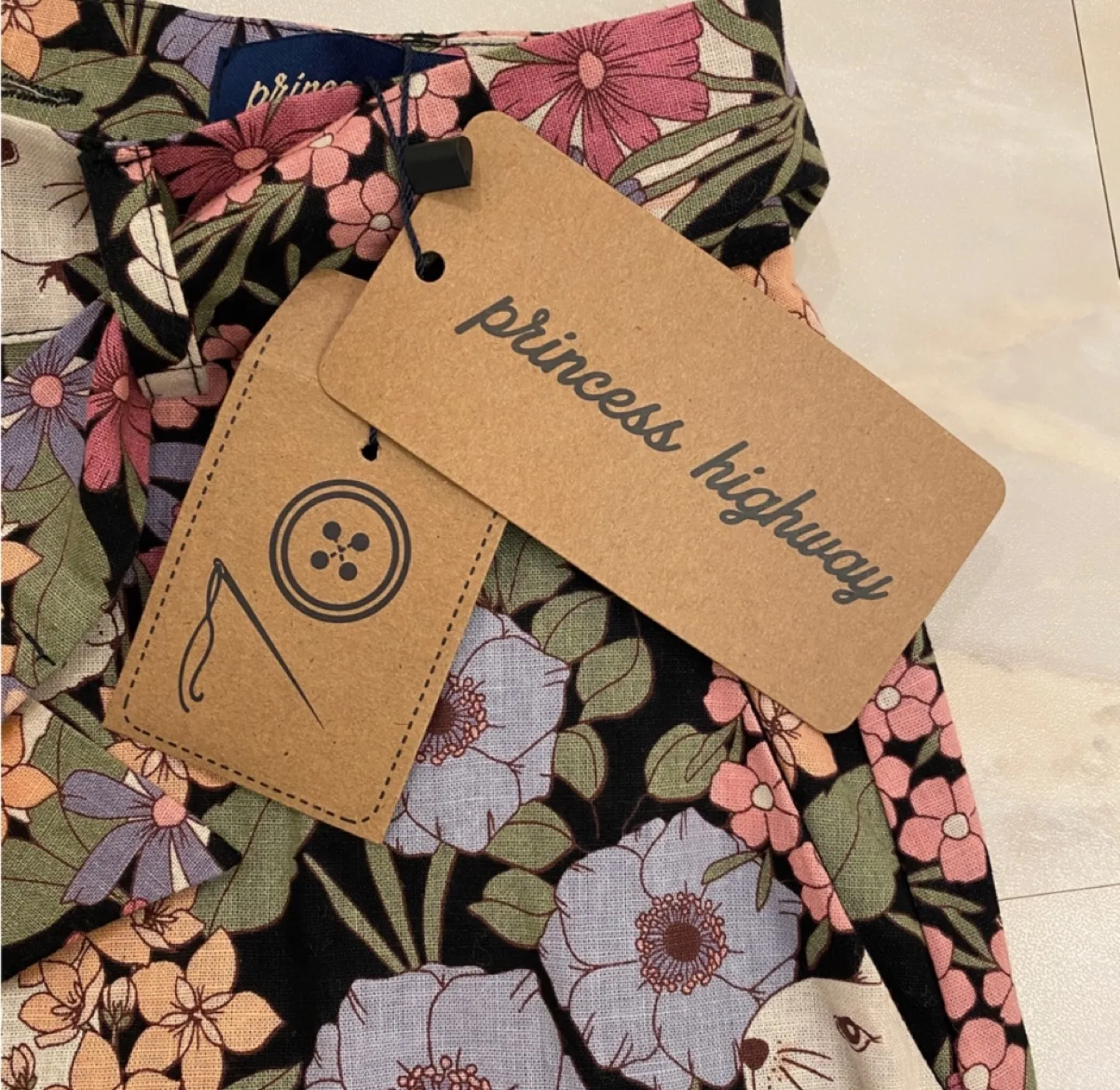 BNWT! PRINCESS HIGHWAY Bounty of Bunnies Garden Rabbit Skirt image indicator(8)