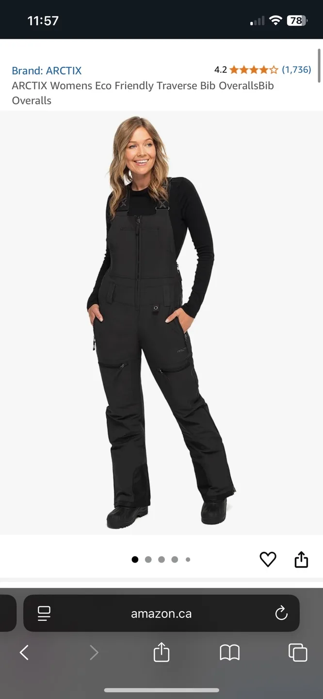 ARCTIX Women's Traverse Snowboard Bib - S image indicator(5)