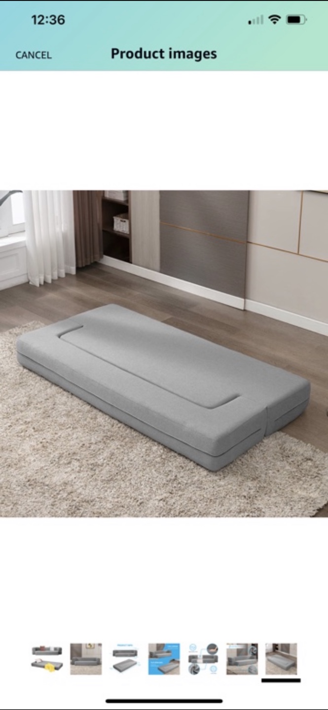 Foldable Sofa Bed - Grey FAST SALE - photo 2