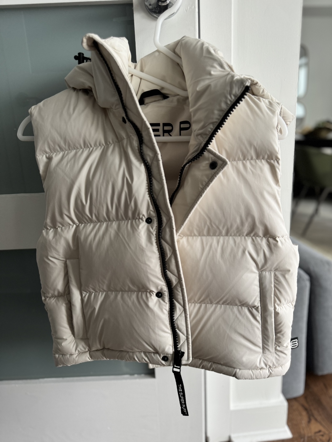 Super Puff Women's Hooded Puffer Vest 2XS