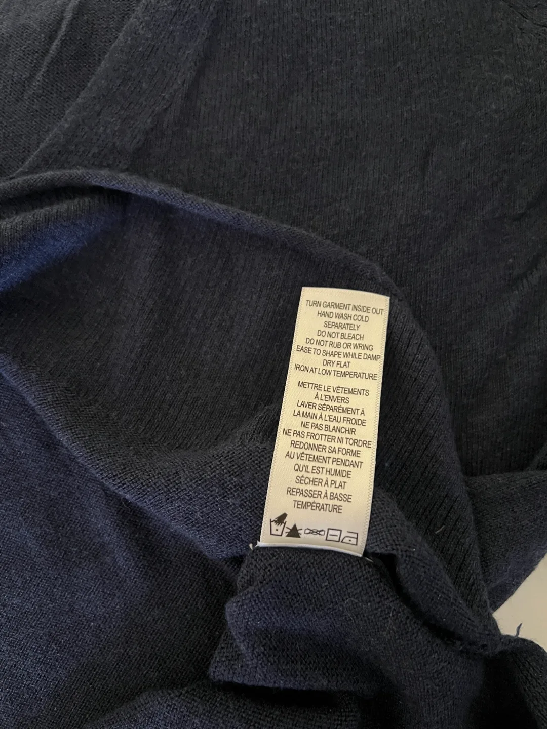 Ricki's Women's Navy Blue V-Neck Sweater - Size M image indicator(5)