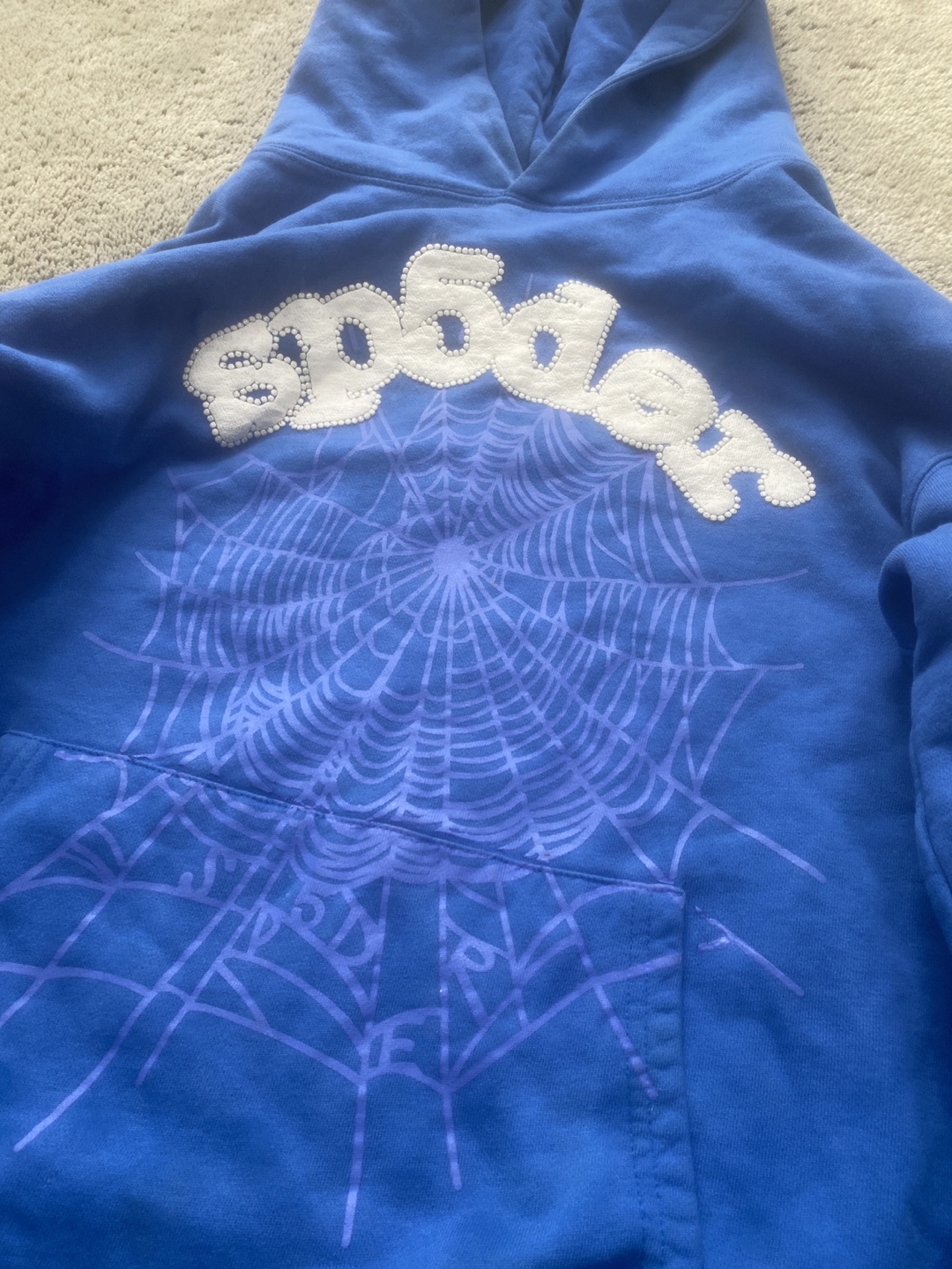 Blue spider hoodie. Rep. Looking for trades also