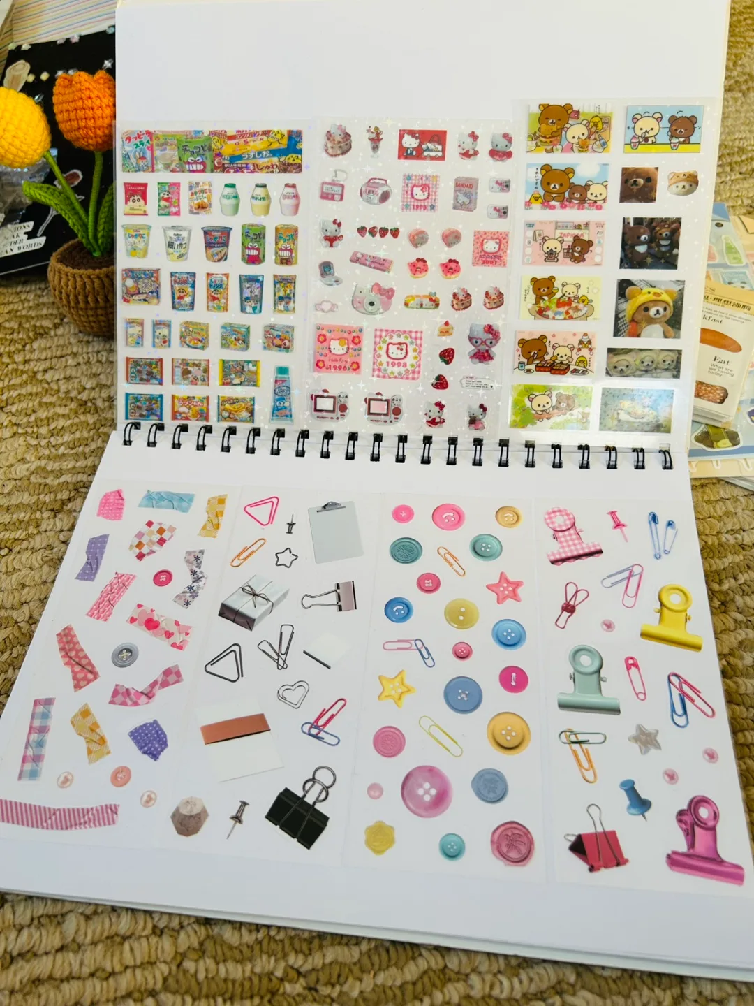 Large Collection of Kawaii and Sanrio Character Stickers image indicator(4)