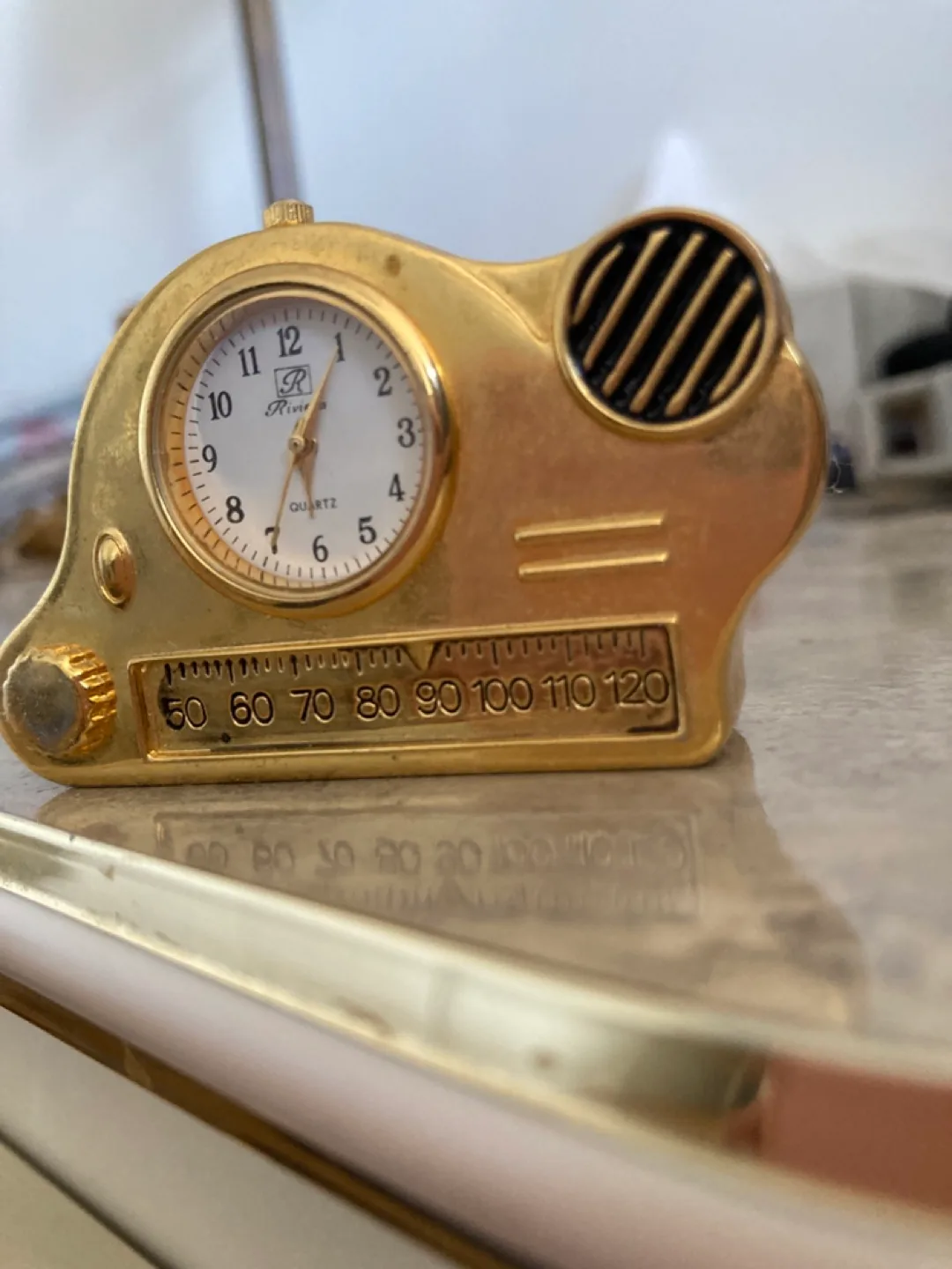 Vintage Collectible Clocks - Elg & Rivoli Quartz Desk Clocks image indicator(2)