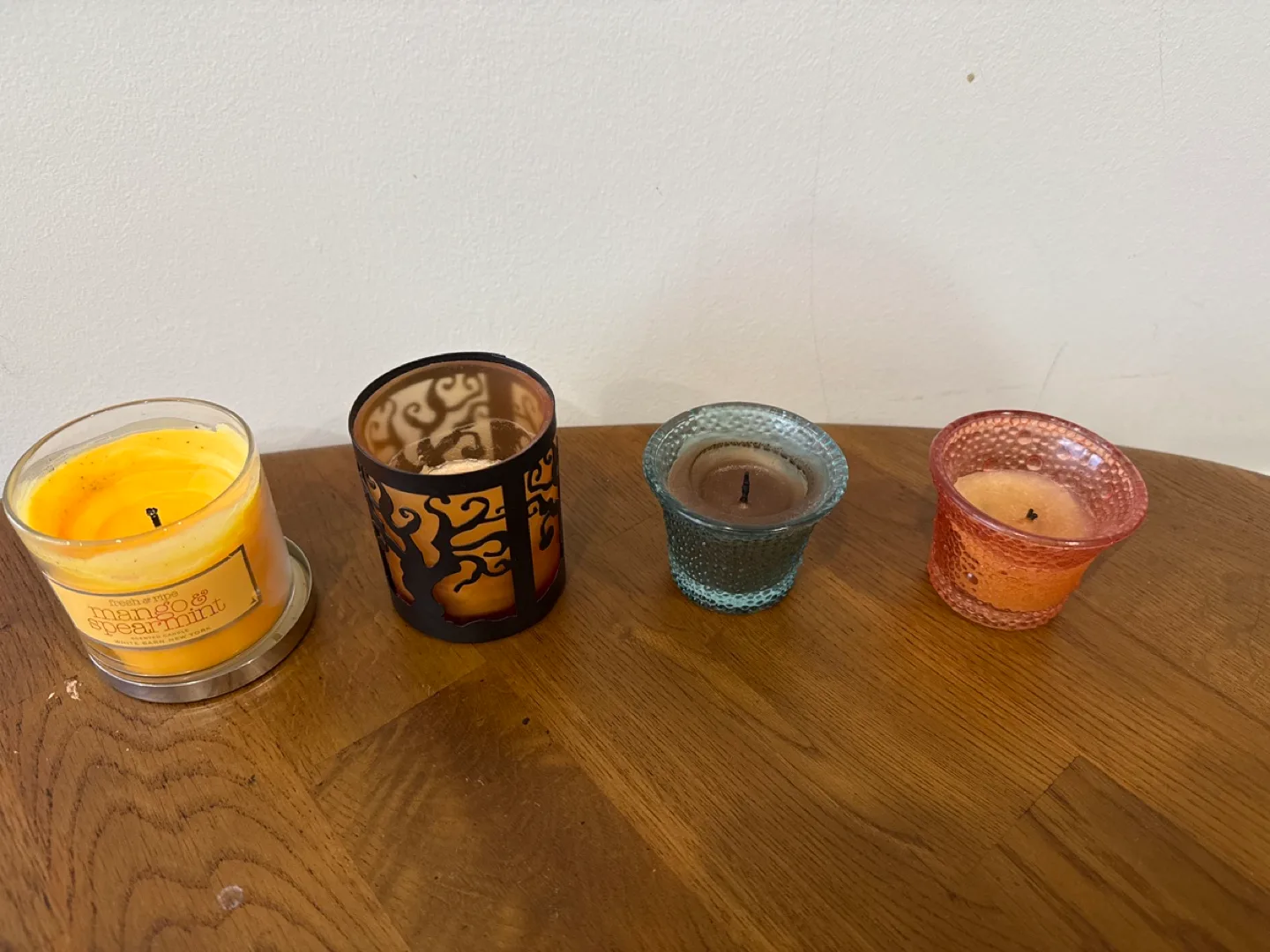 Six Scented Candles - Variety of Sizes and Scents image indicator(2)