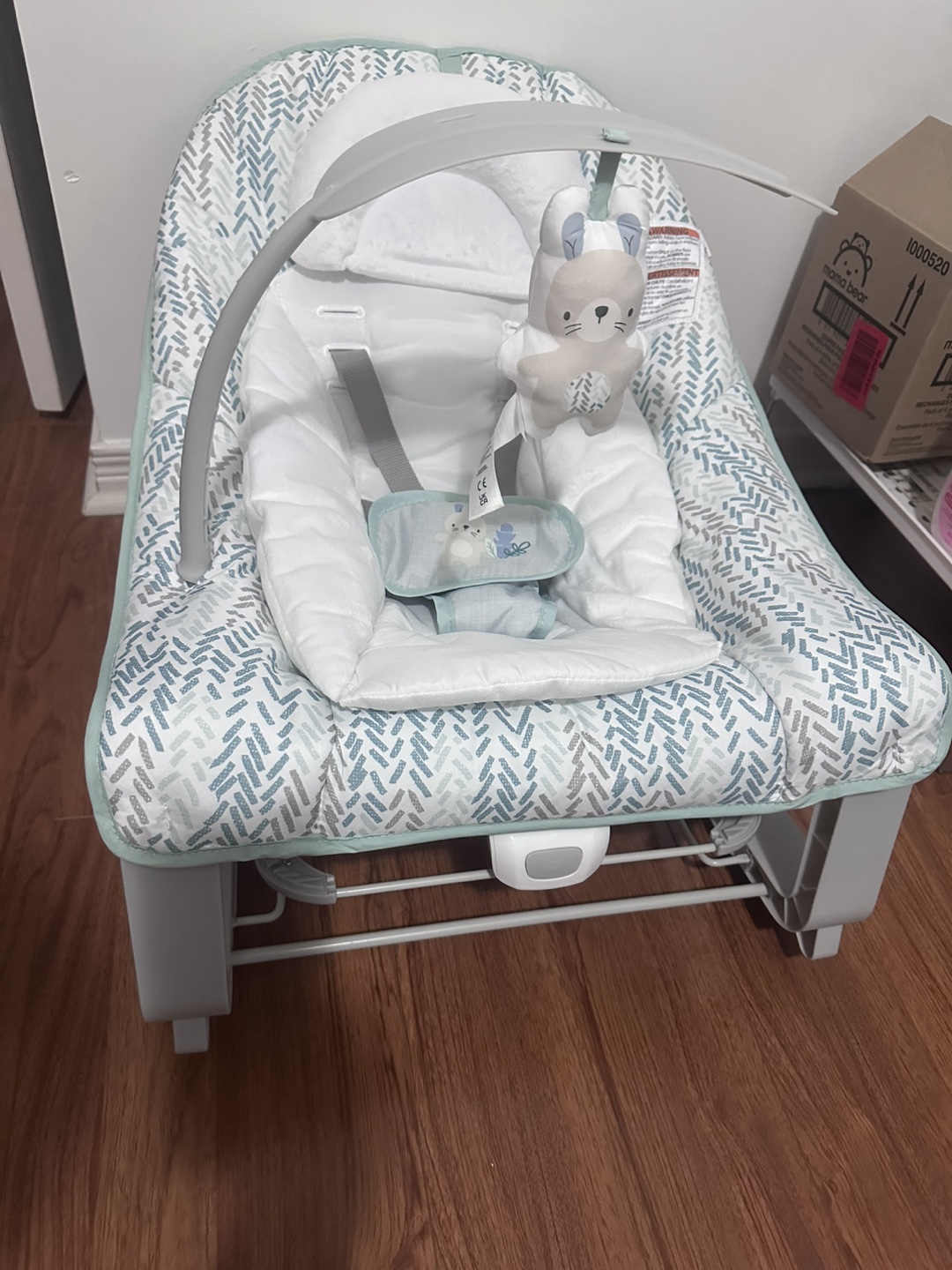 Ingenuity Bounce & Rock Seat - Spruce, 0 -30 months