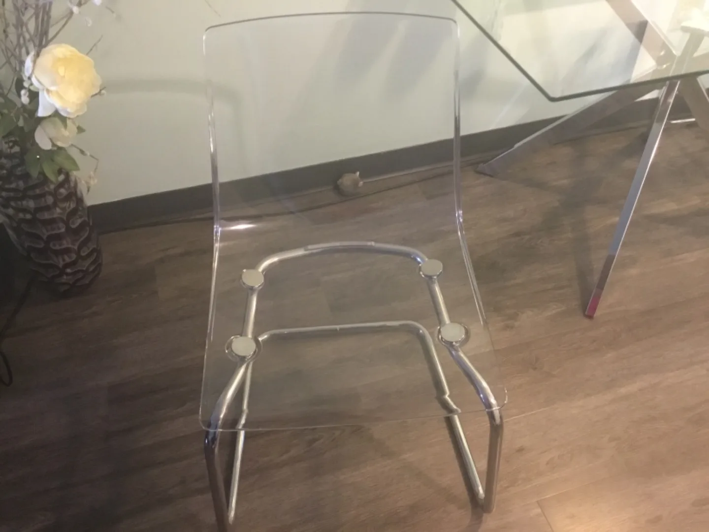 Glass Dining Table Set with Two Chairs image indicator(7)