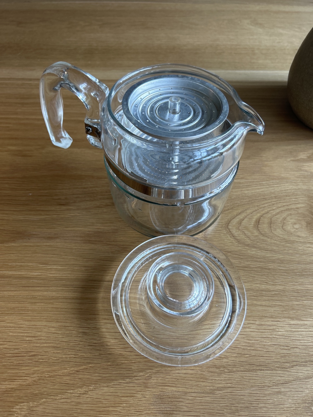 Vintage Glass Percolator Coffee Pot - photo 2