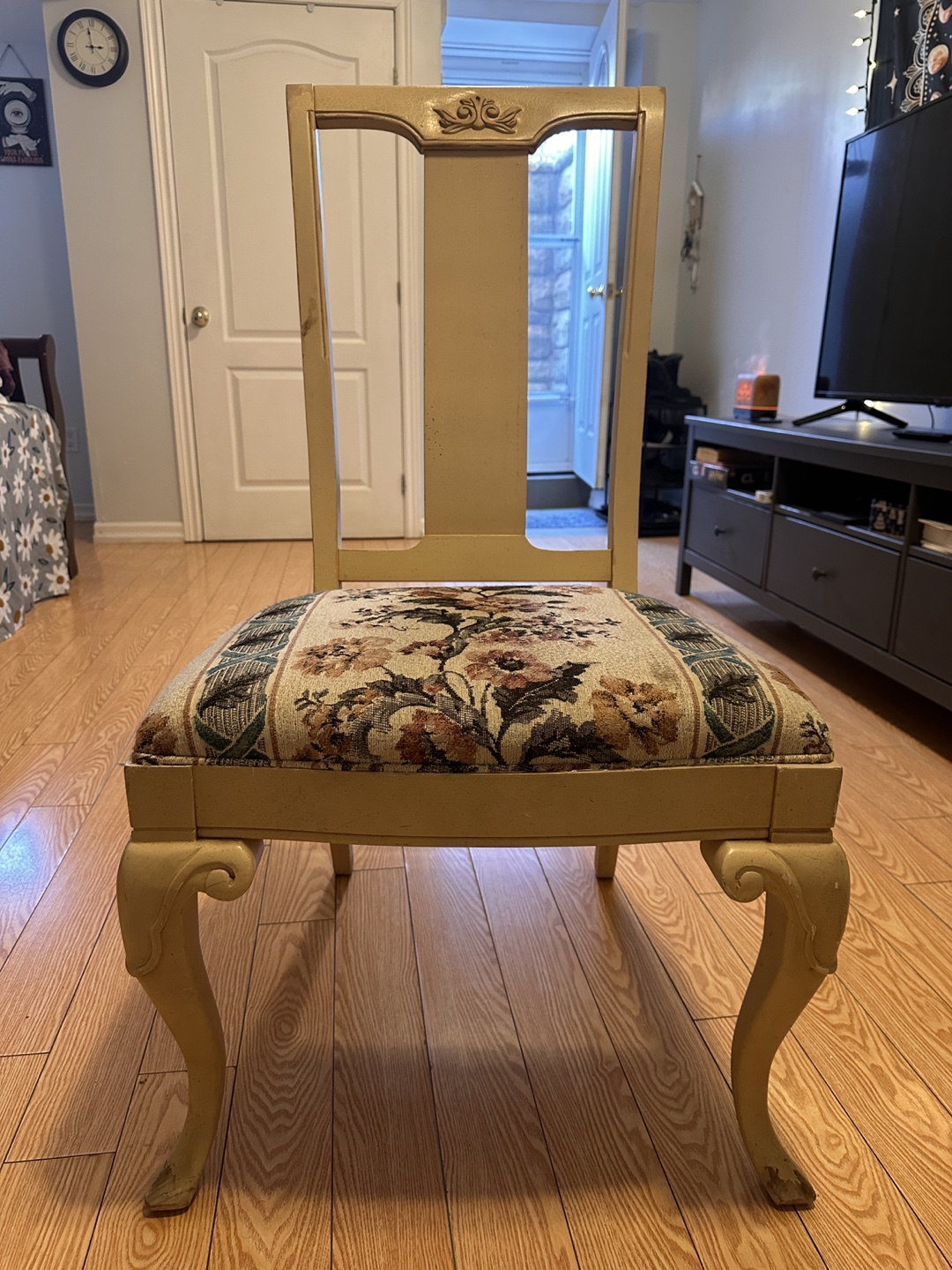 Vintage Floral Dining Chair - photo 2