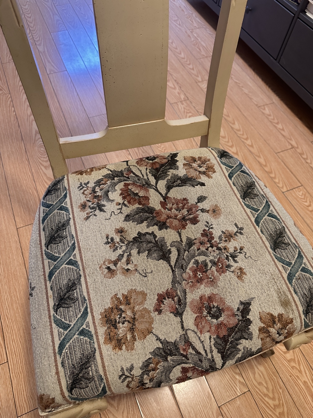 Vintage Floral Dining Chair - photo 3