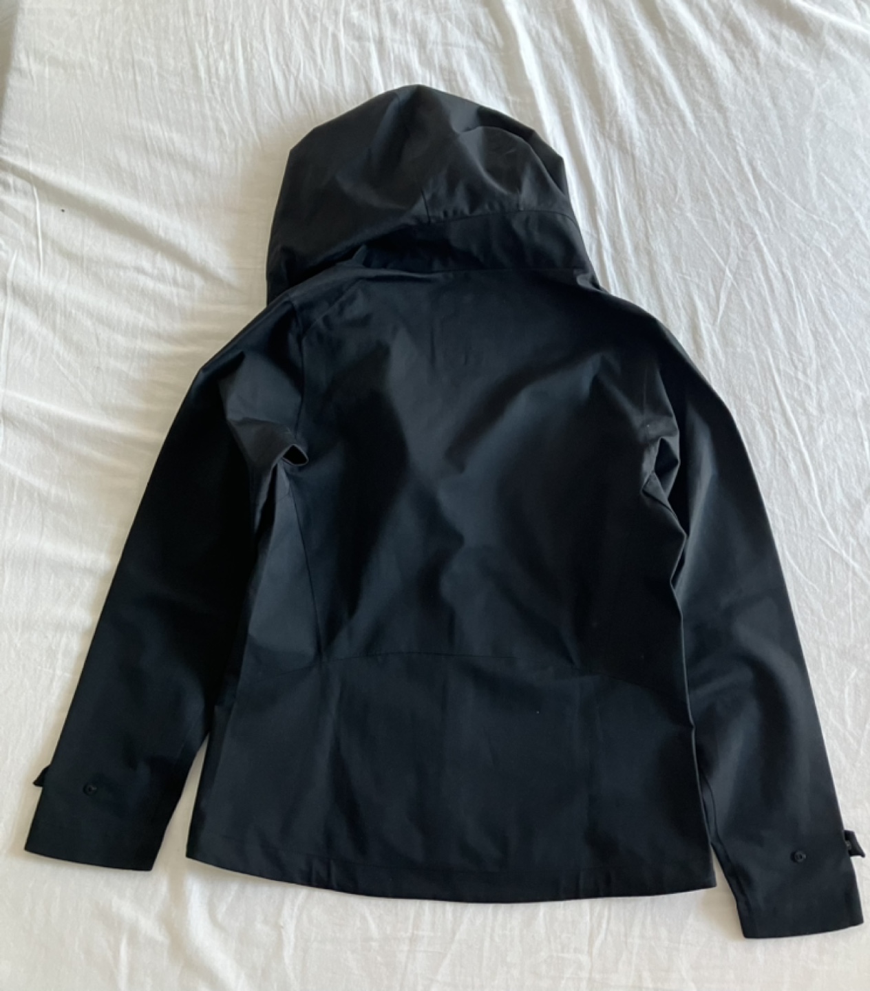 Uniqlo Women's Black Hooded Jacket - Size Small - photo 2