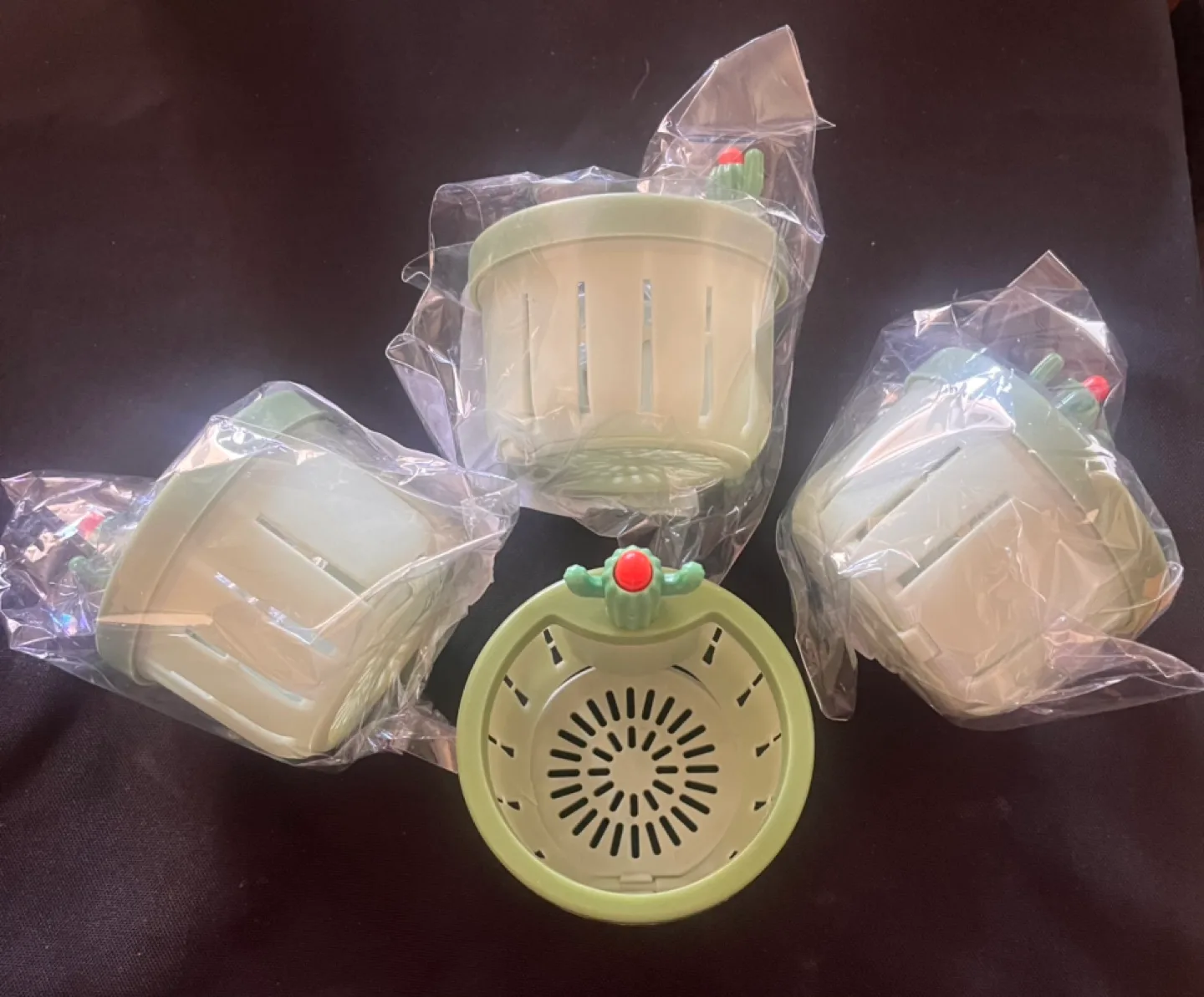 Cactus Shaped Planters it’s each for $4.00 image indicator(2)