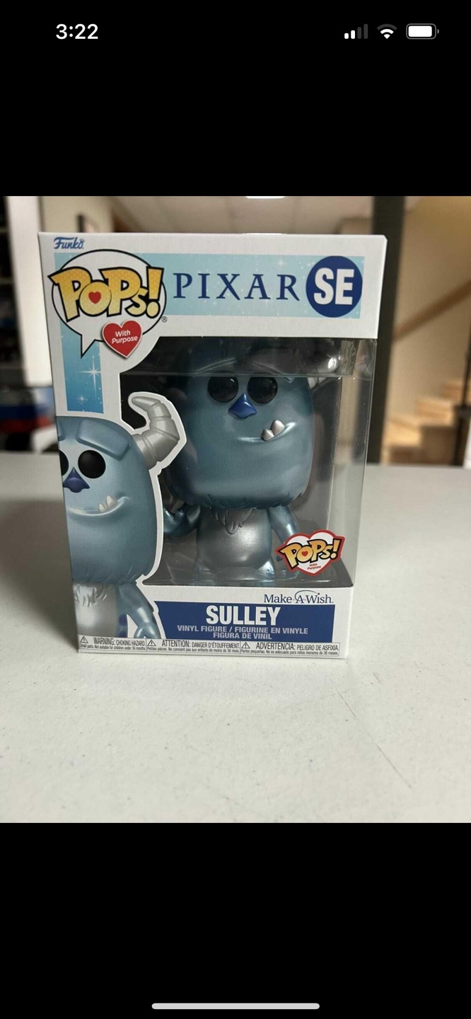 Funko Pop Pixar: Sulley Blue Metallic