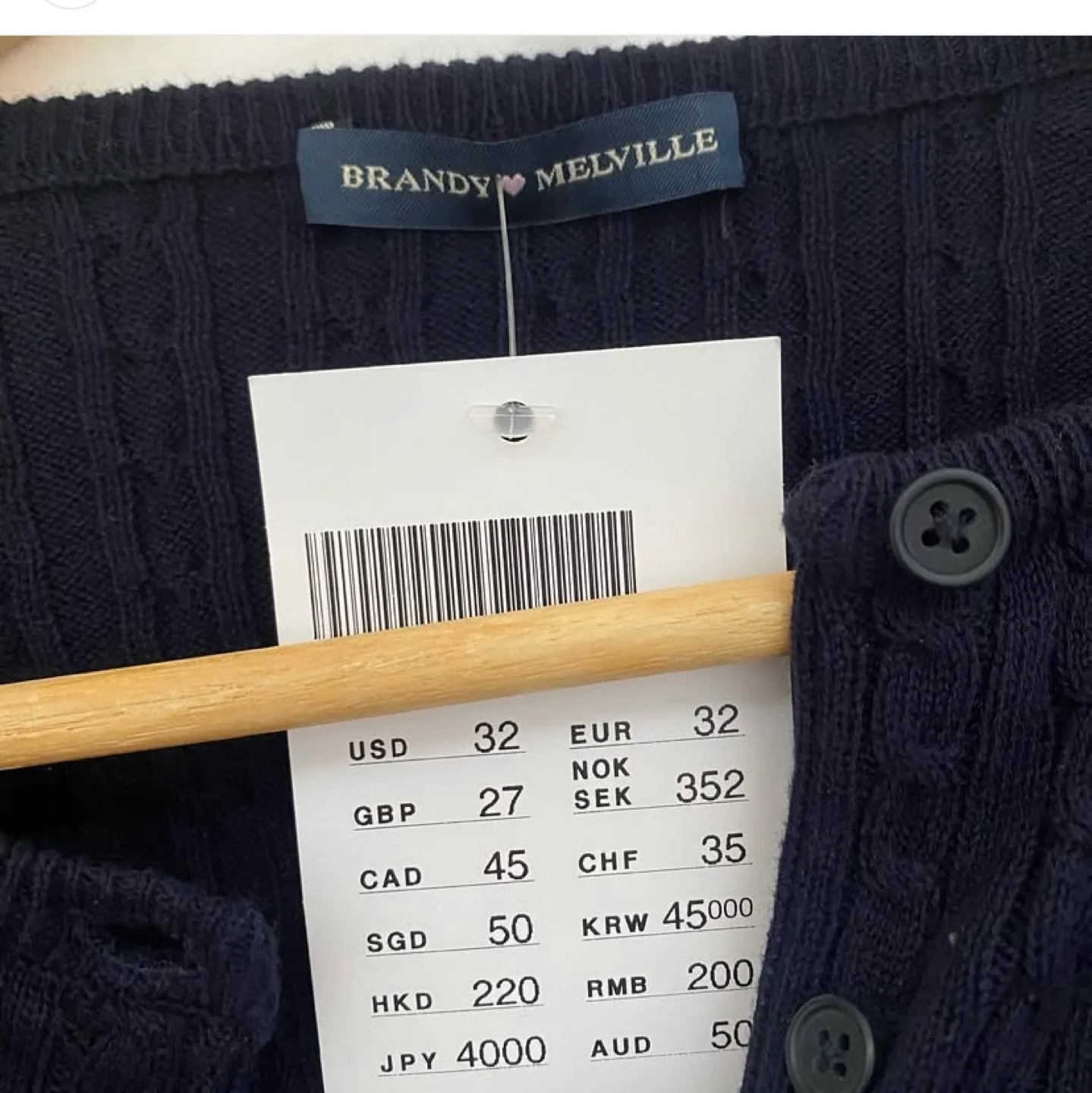 Brandy Melville Cable Knit Cardigans new with tags image indicator(5)