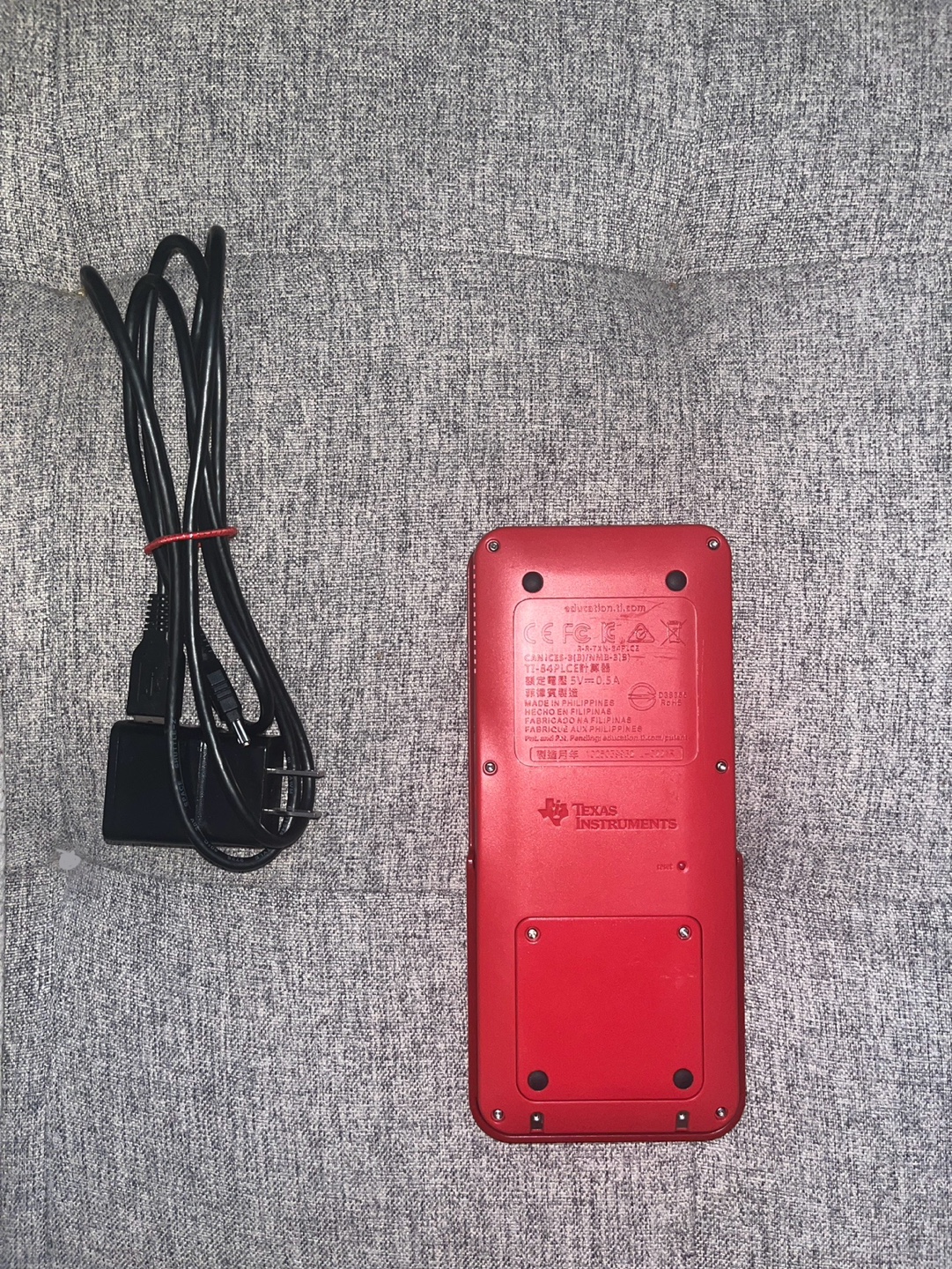 Texas Instruments TI-84 Plus CE Graphing Calculator - Red - photo 2