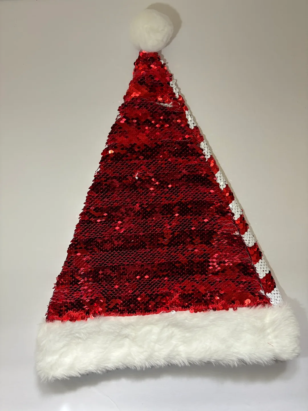 Reversible Sparkly Santa Hat image indicator(2)