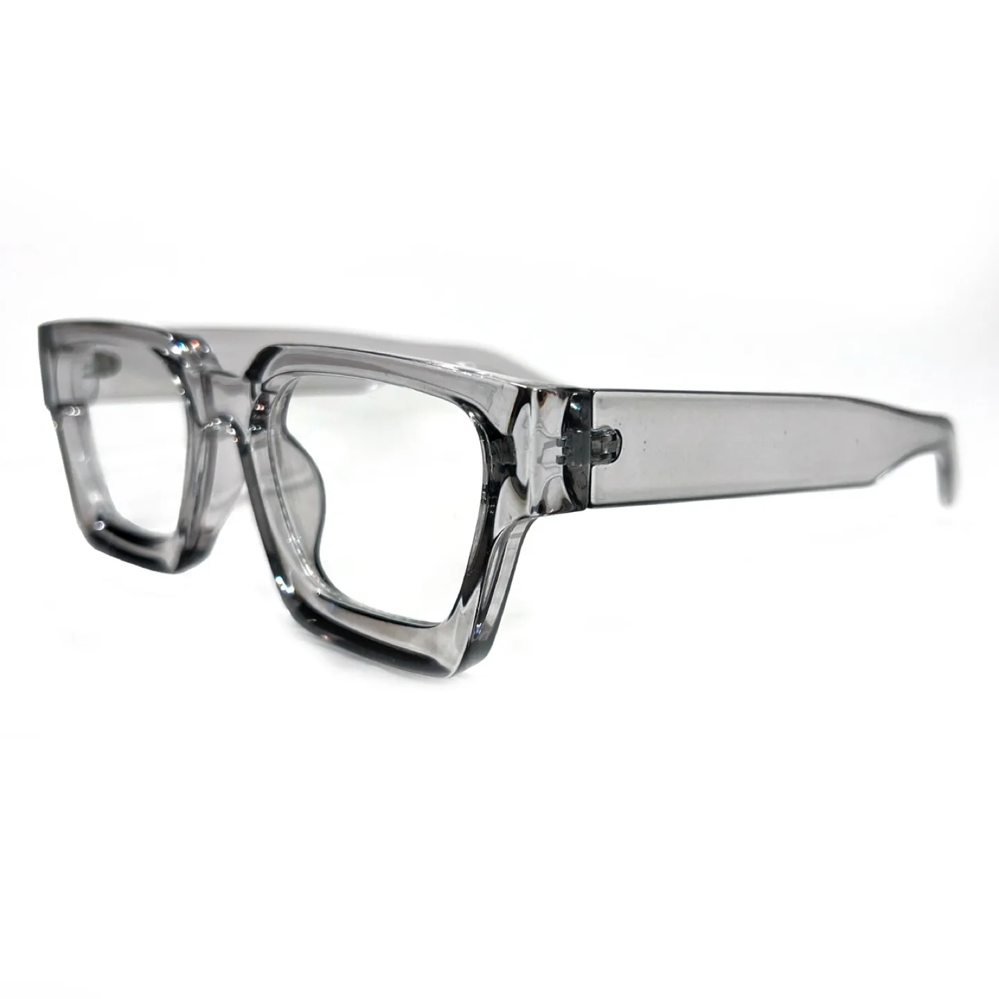 Felres - Thick Full Square Frame Anti Blue Light Reading Glasses image indicator(2)