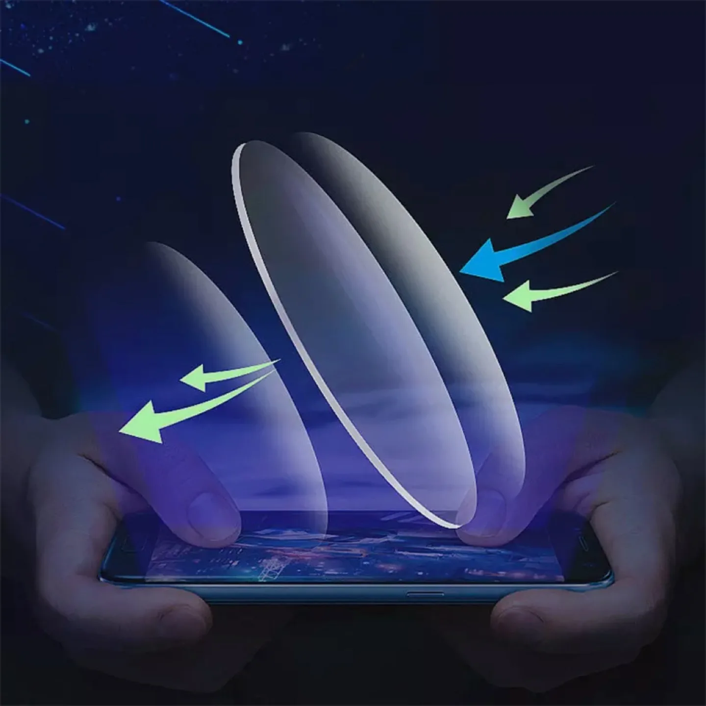 Felres - Thick Full Square Frame Anti Blue Light Reading Glasses image indicator(6)