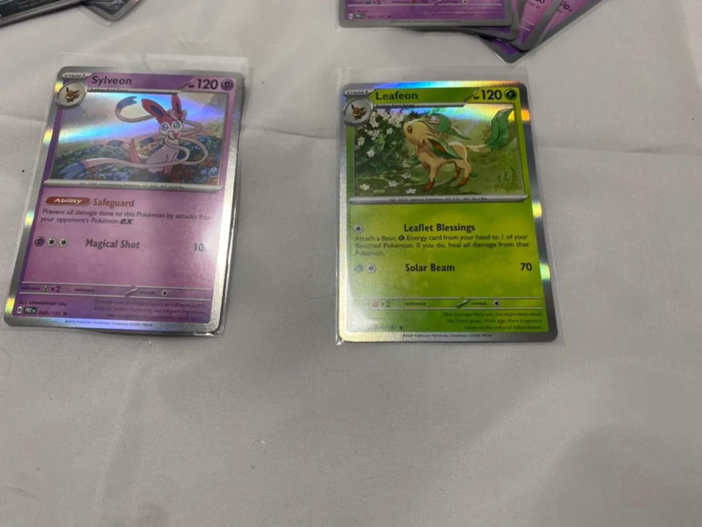 Prismatic Evolutions Lot Of 15 Holographic “Eeveelutions” image indicator(2)