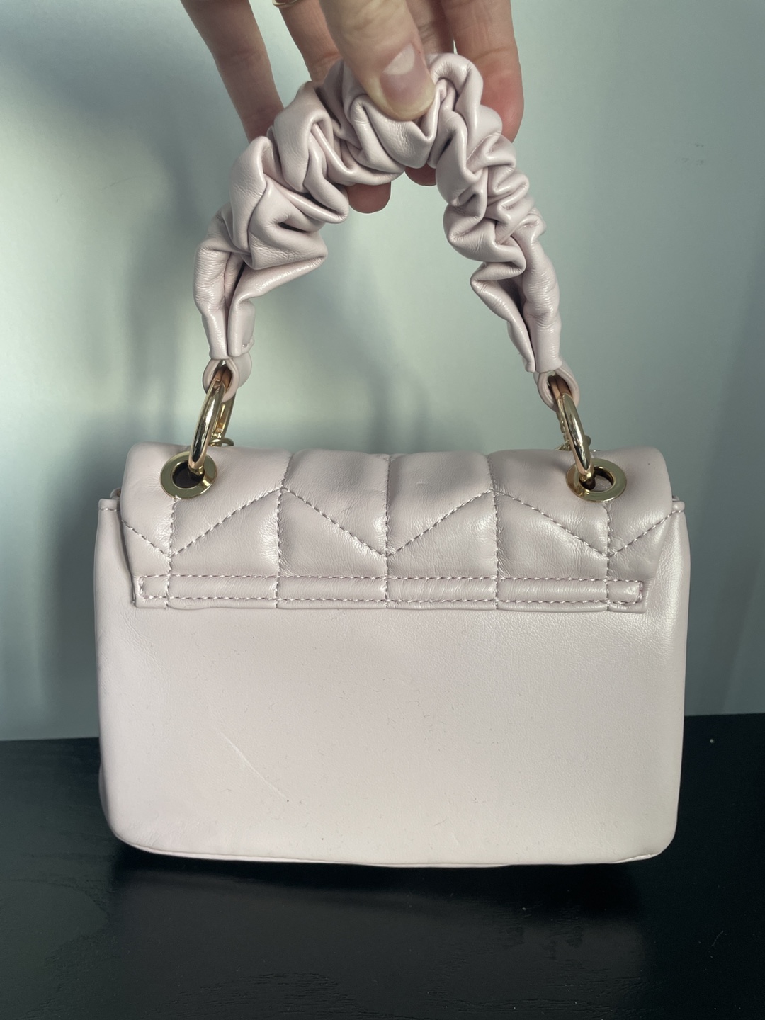 Aldo Pink Quilted Top Handle Purse - photo 2
