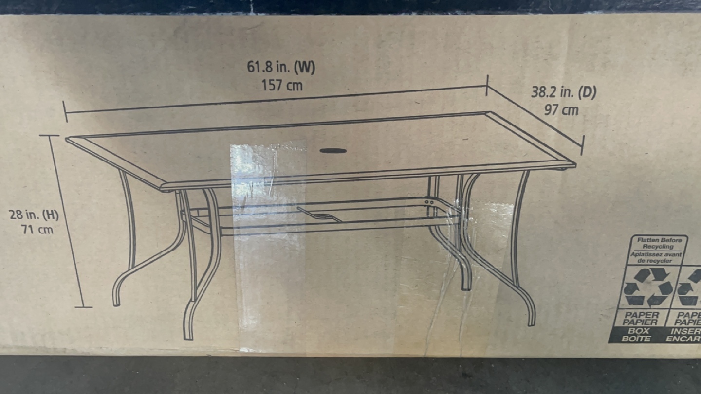 Mainstays Charleston Dining Table - New in Box - photo 2