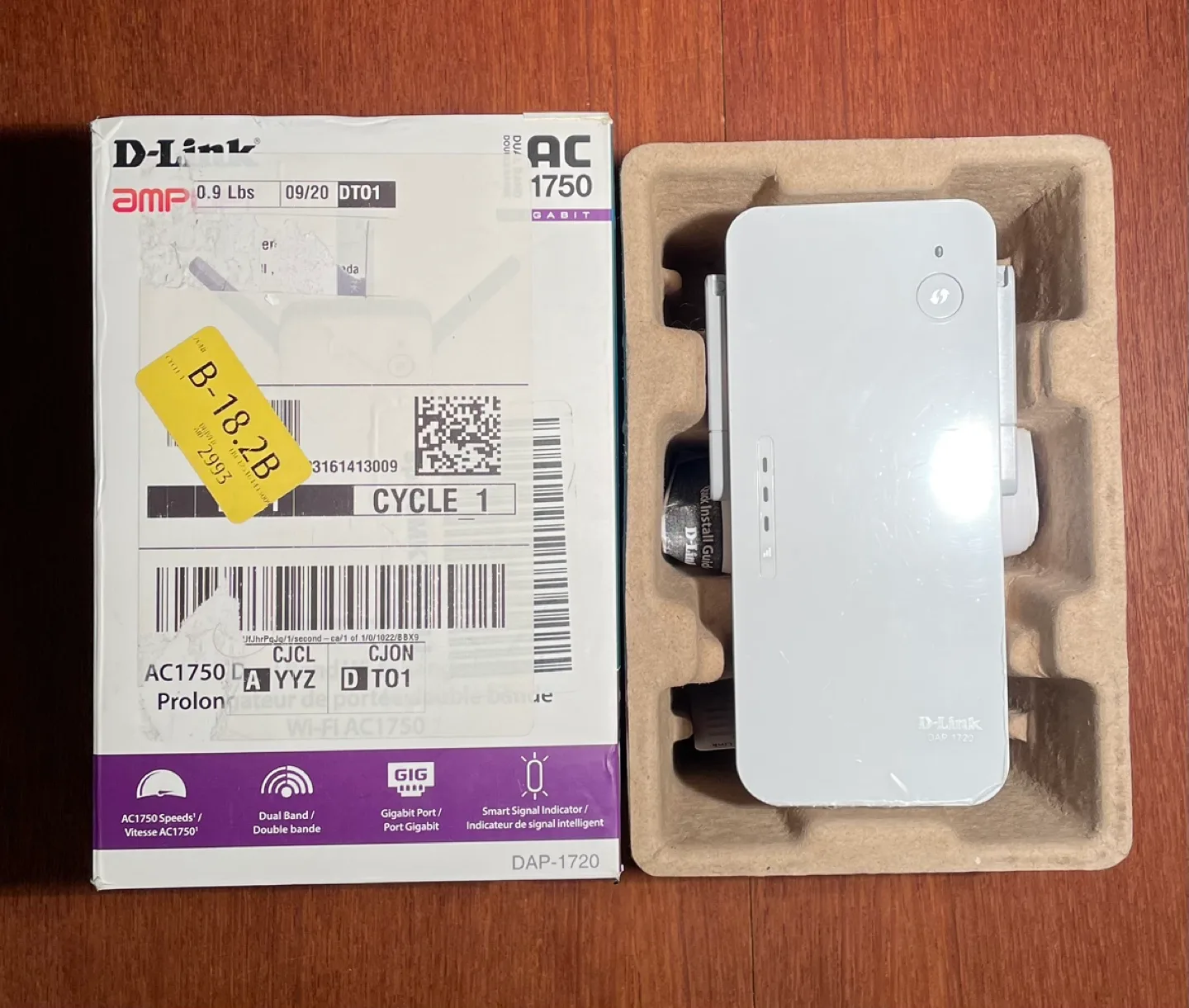 NEW! WIFI Range Extender D-Link AC1750 Wireless 2-Band $85 image indicator(4)