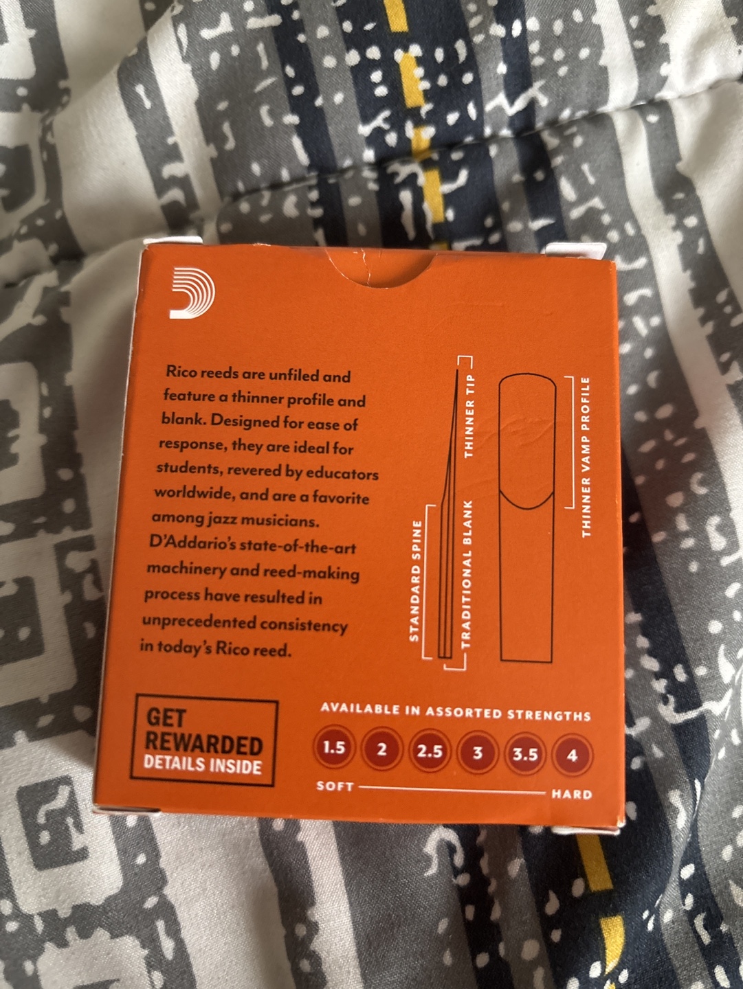 Rico Bb Clarinet Reeds - Strength 2.0 - photo 2