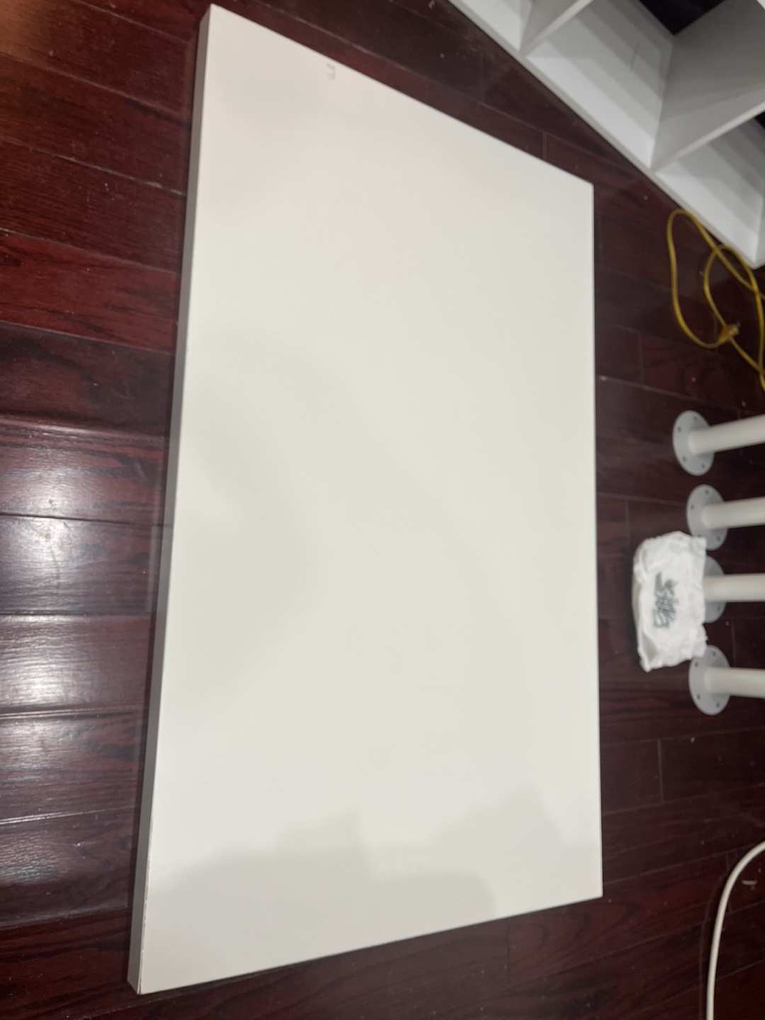 IKEA LACK White Table Top and Legs - Assembled - photo 3