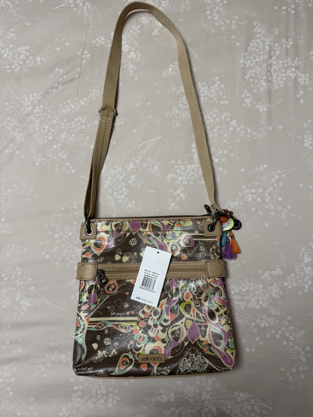 Sakroots Artist Circle Crossbody Bag