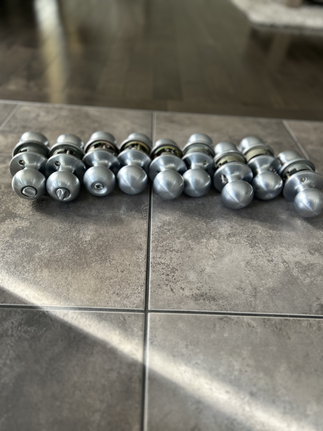 Bulk lot of 8 door knobs #freecycle