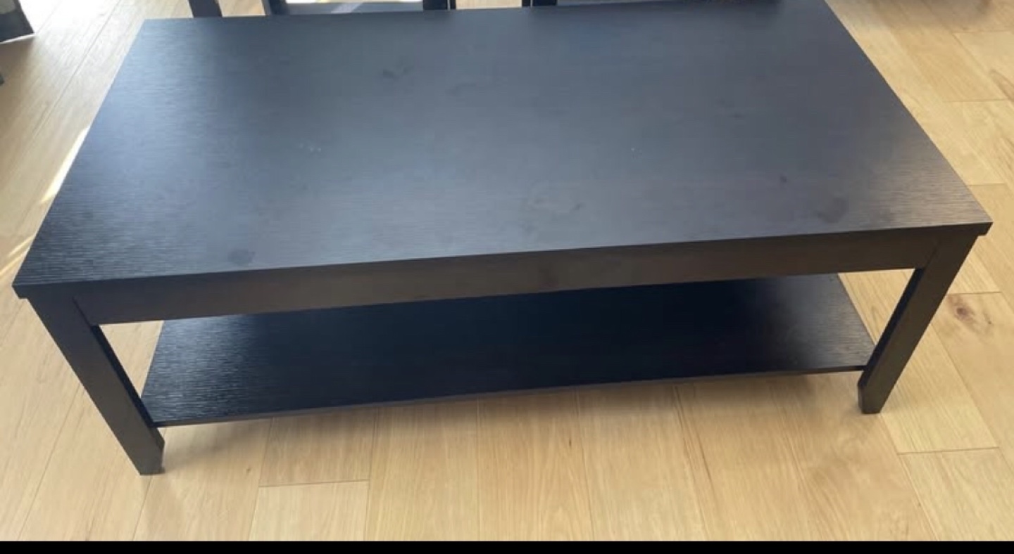Black coffee table/Tea Table (End Tables not included)