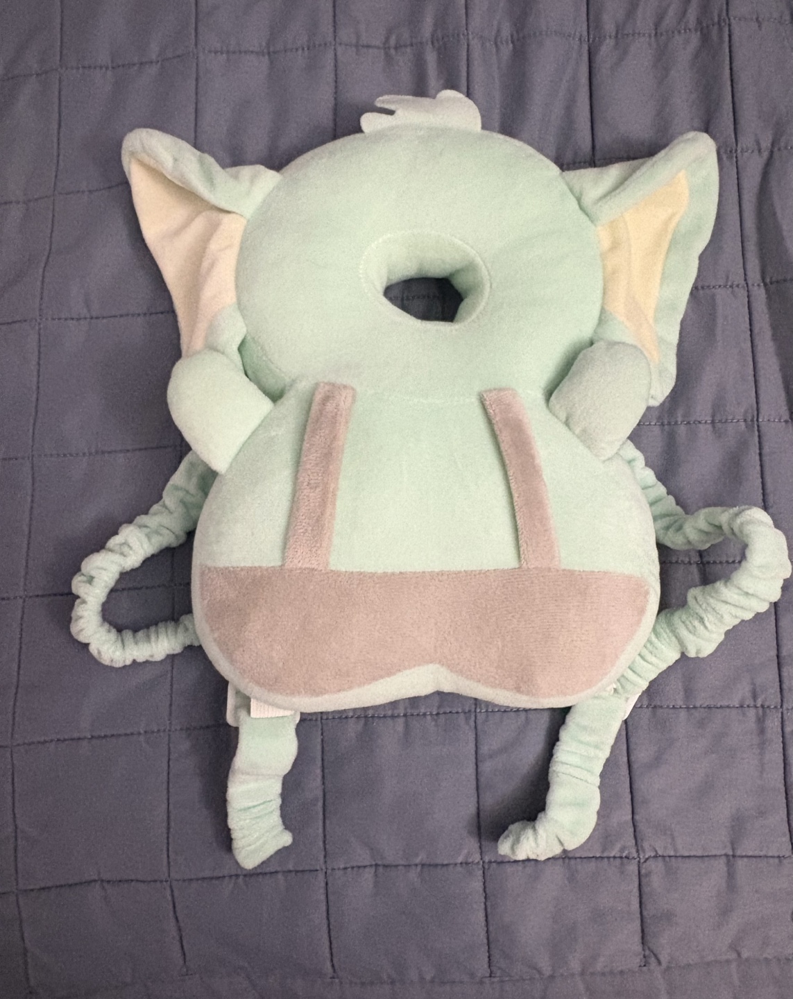 Baby Head Support Pillow - Elephant Design