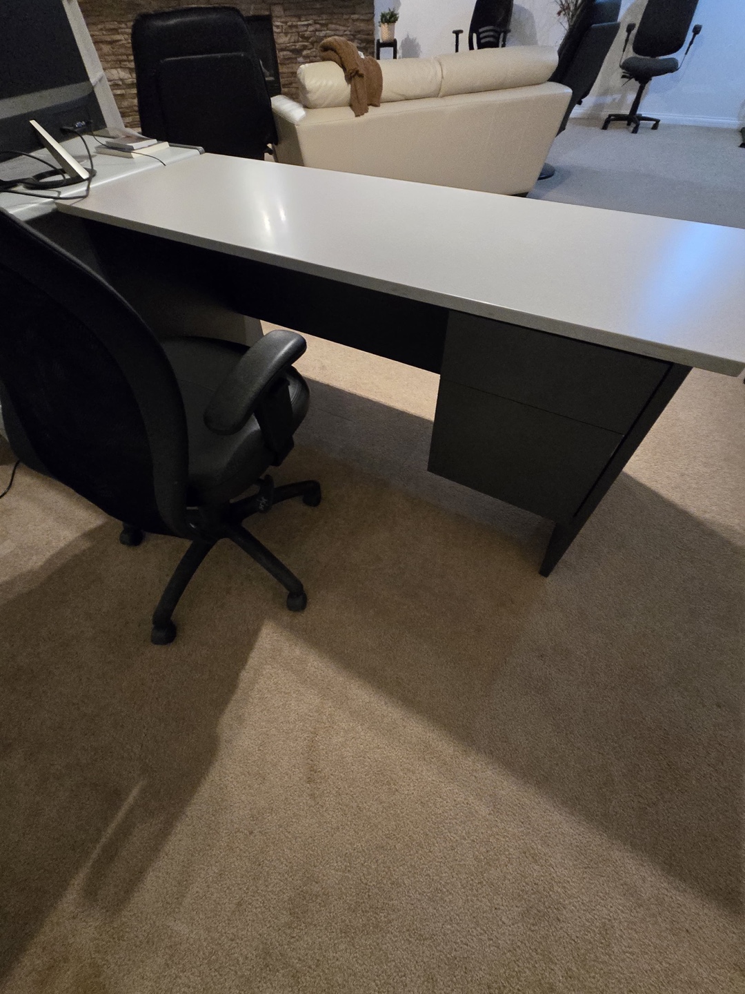 Office Desk with Drawers