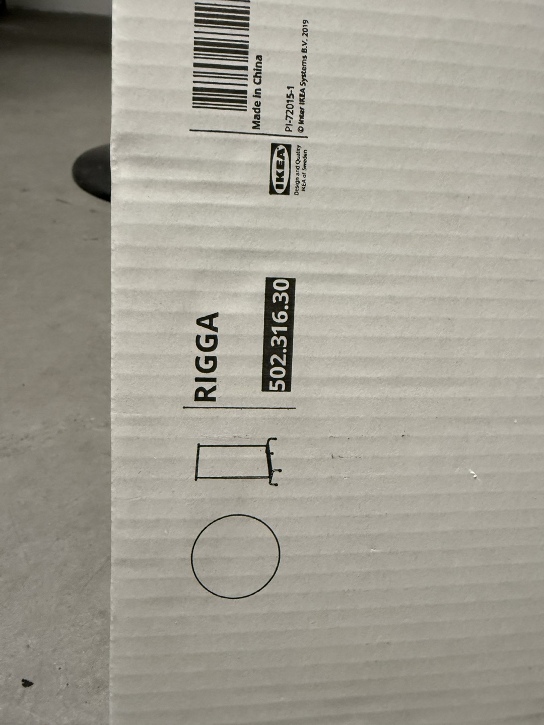 IKEA RIGGA Clothes Rack on Wheels - photo 4