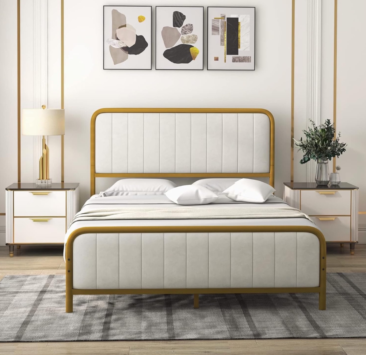 Queen Size Metal Bed Frame