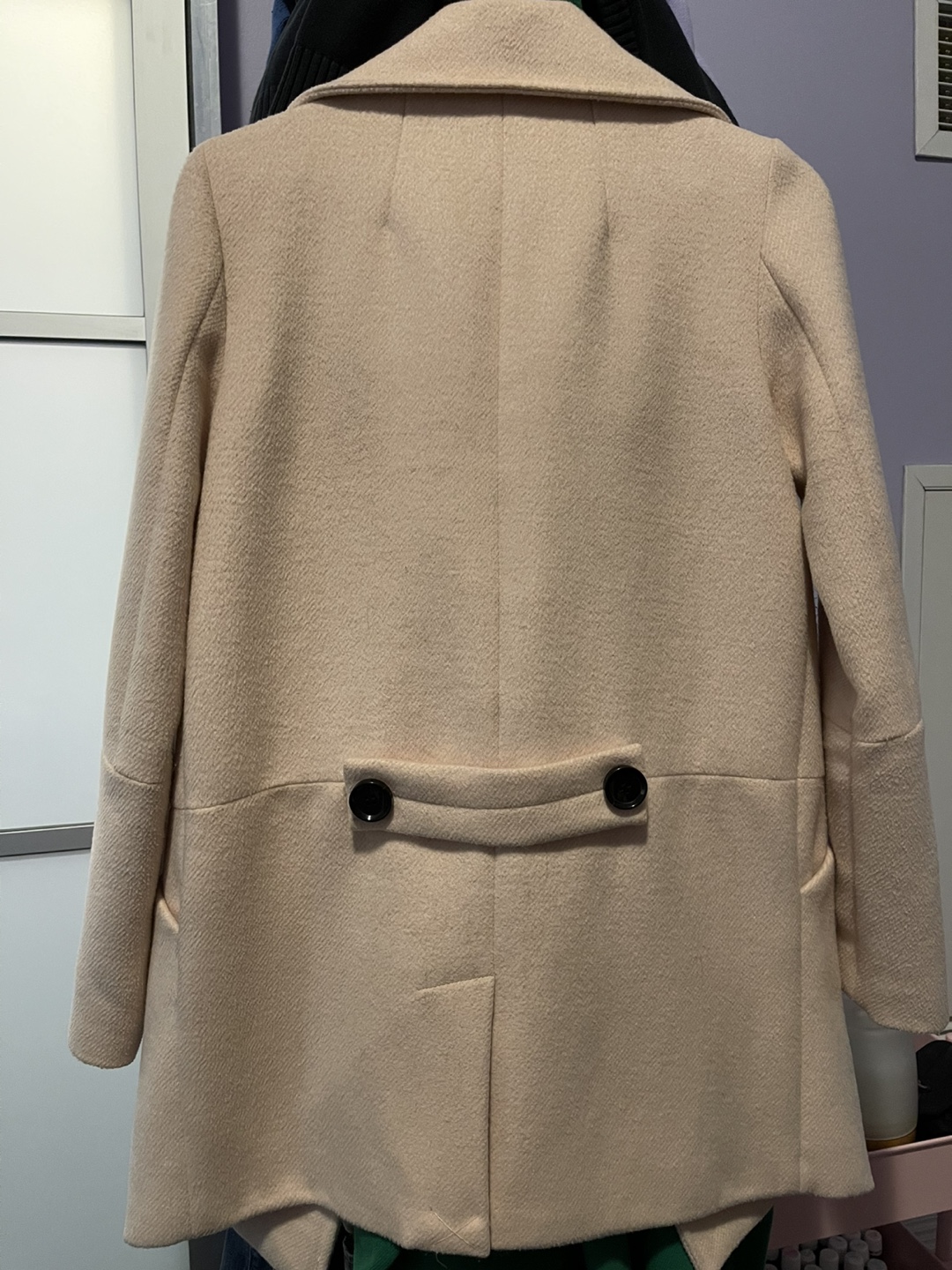 Bershka blush pink wool coat - photo 3
