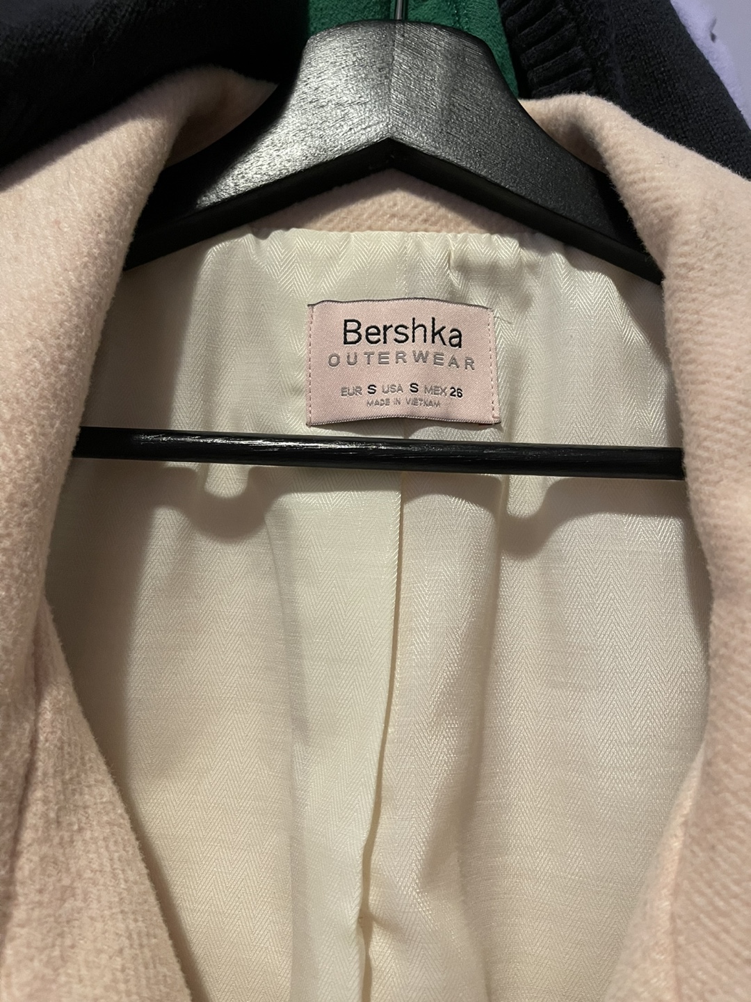 Bershka blush pink wool coat - photo 2