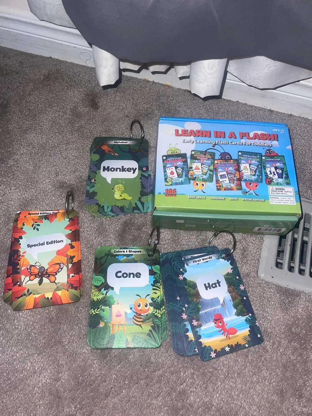 Learn In A Flash! Early Learning Flash Cards for Toddlers image indicator(3)