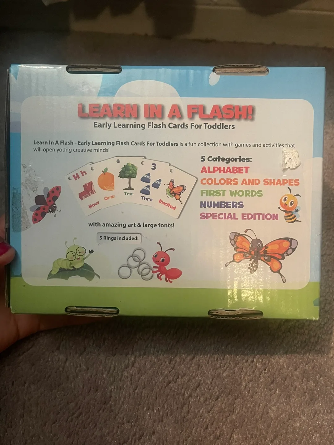 Learn In A Flash! Early Learning Flash Cards for Toddlers image indicator(2)