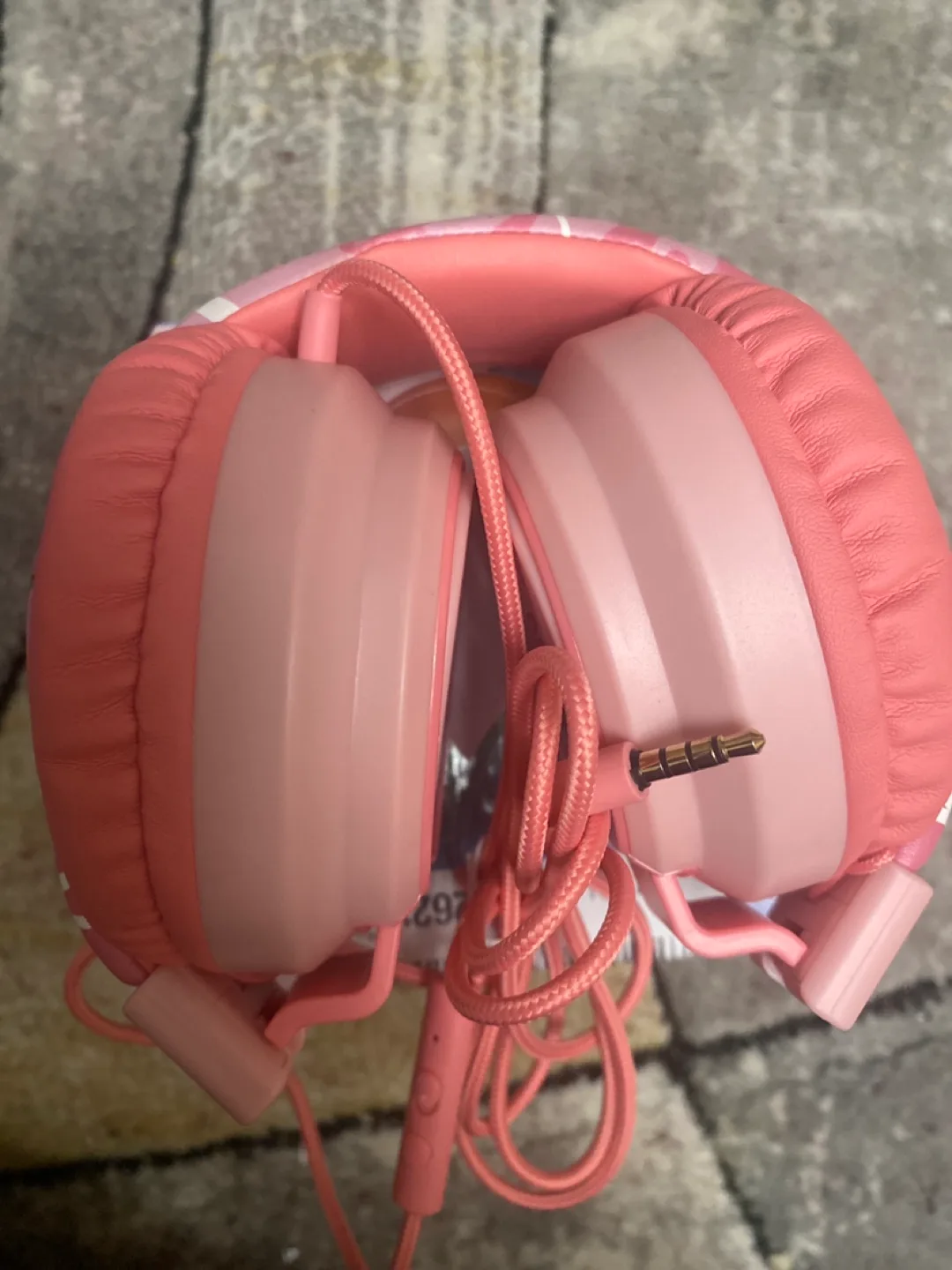 Midoula H-01 Wired Over-Ear Headphones - Pink Lucy Design image indicator(3)