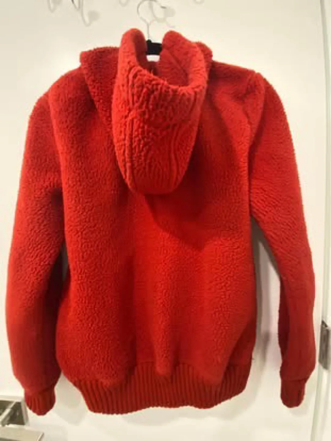 Bossini Red Fleece Hoodie Winter Jacket - Size M image indicator(2)