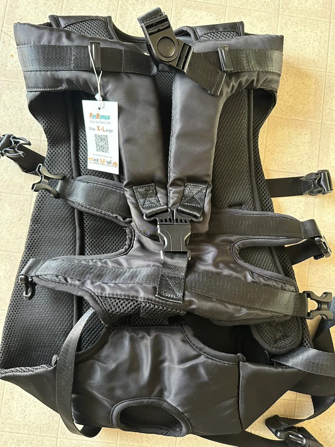 New PetBonus Pet Carrier Backpack - X-Large - Black image indicator(2)