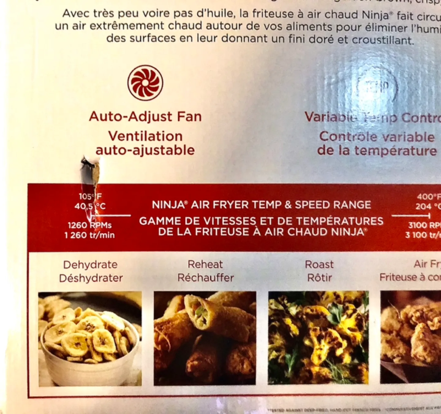 Ninja AF100 4 Quart Air Fryer 3.8L with Recipe Book image indicator(3)