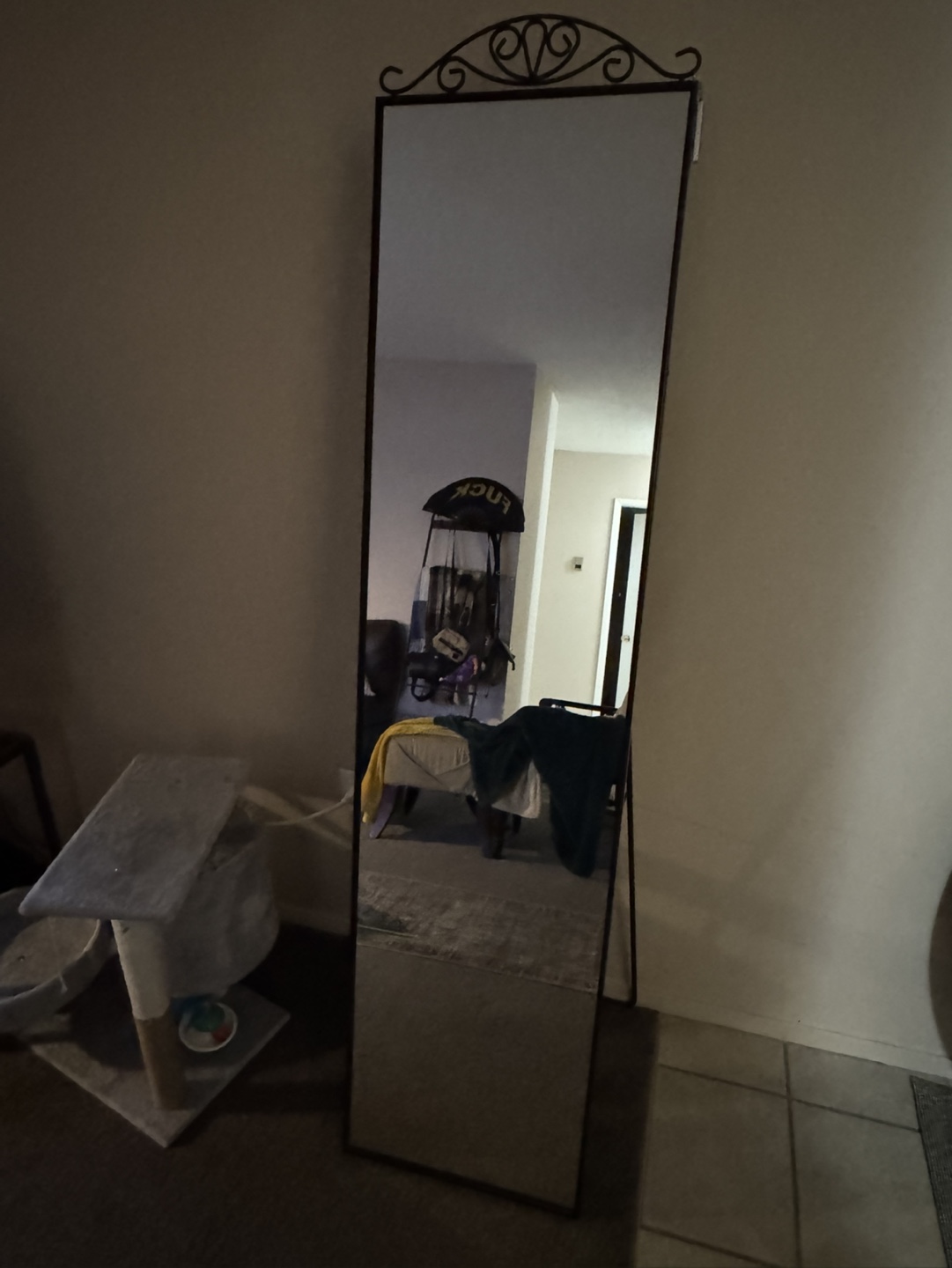IKEA KARMSUND Full-Length Mirror - Black
