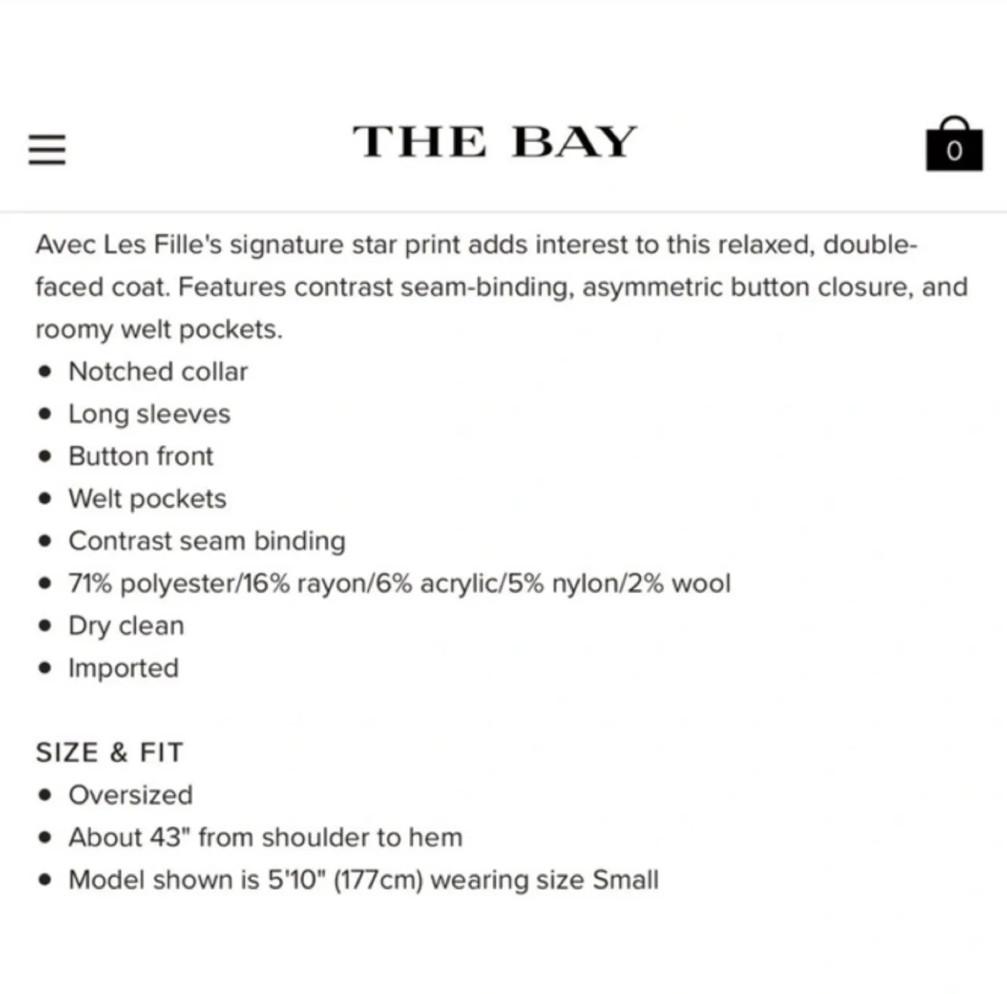 New AVEC LES FILLES Signature Star Print Coat image indicator(6)